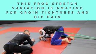 Decrease Pinching In The Hip And Groin Tightness With This Frog Stretch Variation