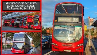 BYD BD11s Are COMING SOON To Routes 34, 141 & SL1 (New Arriva Orders EXPLAINED) London Bus Changes