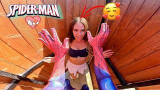 BEST TOP 3 SPIDER-MAN VS COMPLETELY CRAZY GIRL, NEVER STOPS LOVING HIM (ParkourPOV Romantic Funny)