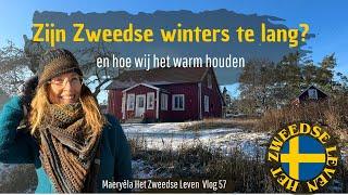 Is de winter in Zweden te lang? En hoe wij het warm houden / Het Zweedse Leven vlog 57 / with subs