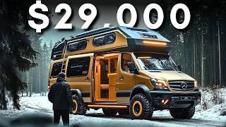 BEST AFFORDABLE 4X4 CAMPER VANS FOR WINTER 2025!