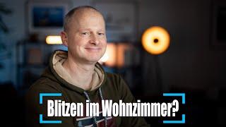 Portrait Fotografie im Wohnzimmer mit Blitz