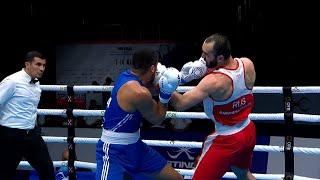 R32 (92KG) GADZHIMAGOMEDOV MUSLIM (RUS) vs BOUAFIA SOHEB (FRA) | IBA World Boxing Championships 2023