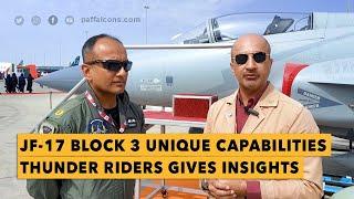 FINEST THUNDER RIDERS gives insights & capabilities on JF-17 Block 3 | Dubai Airshow 2023