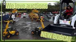 Calves to auction and bobcat at Williams auctions