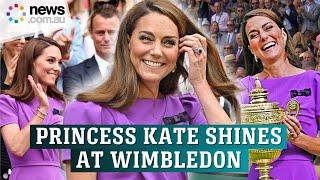 Kate Middleton shines at Wimbledon comeback despite cancer battle