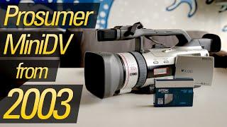 Canon GL2  -- The $3,000 MiniDV Camcorder from 2003!