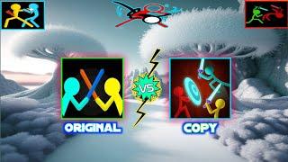 SUPREME DUELIST STICKMAN  ORIGINAL VS COPY   #stickman #animation #gaming ‎@alanbecker