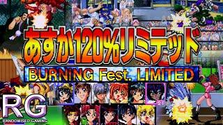 Asuka 120% Burning Fest. Limited - Sega Saturn - Intro & CPU fights of all characters [1080p 60fps]