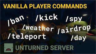 10 Vanilla Player Commands to Use on Unturned Server (with Rocket)