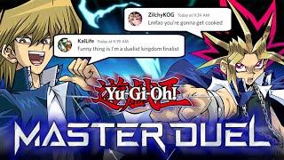 BATTLE OF THE YUGITUBERS: SO I TOOK ON @ZilchyKOG IN YU-GI-OH MASTER DUEL!!!