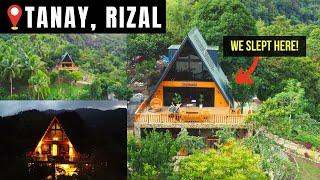 THE ELLSWORTH CABIN | Luxury Glamping in Daraitan, Tanay, Philippines | Beautiful A-Framed Cabin!!