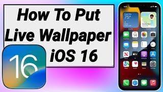 How To set Live wallpaper on iPhone iOS 16 ( How To Put Live Wallpaper's iOS 16 )  Live Wallpaper )