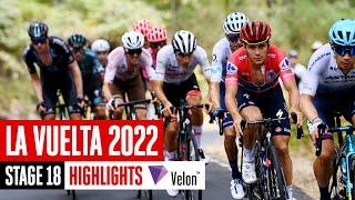 Dominant display on summit finish | La Vuelta a España 2022 Stage 18 Highlights