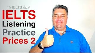 IELTS Listening Practice - Prices 2