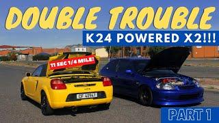 HONDA K SWAPS | K24 MR2 SPYDER & CIVIC EK | This is my ride- Ep 29 (Part1)