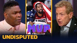 UNDISPUTED | Keyshawn "agrees" Skip: Kevin Durant will overtake LeBron to win award for Olympic MVP
