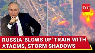 Putin's Missiles 'Hit' NATO Nation's Train Carrying ATACMS, Storm Shadows In Ukraine | Report