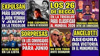 VARIAS SORPRESAS, LA LISTA DE LOS 26 DE BECCACECE PARA GANARLE A BRASIL Y CLASIFICAR AL MUNDIAL 2026