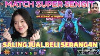 GPX BASRENG DAN RRQ MIKA SALING JUAL BELI SERANGAN DI GAME 2.NAMUN 1 KESALAHAN RRQ MIKA BUAT GPX WIN