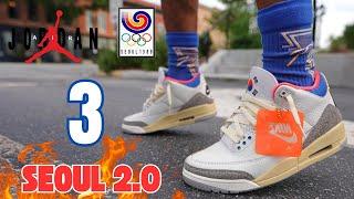 MUST WATCH!! ONE OF 2025'S MOST UNIQUE RETRO 3! JORDAN 3 SEOUL KOREA 2 0 DETAILED REVIEW & ON FEET!