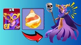 SUPER WITCH + FIREBALL = BEST GROUND ATTACK STRATEGY TOWN HALL 17 CLASH OF CLANS | THANG COC