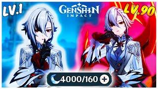 I SPENT 4000 RESIN ONLY BUILDING ARLECCHINO ( Genshin Impact )