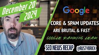 Dec. 20 Search Updates: Google Core Rollout, Spam Shakeup & Ranking Leaks