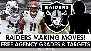 Raiders Free Agency Grades So Far Ft. Jeremy Chinn, Malcolm Koonce + NFL Free Agent Targets