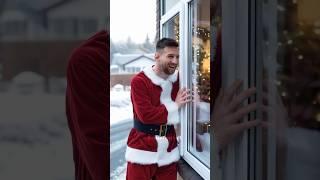 Santa Messi gifts Ronaldo a World Cup 