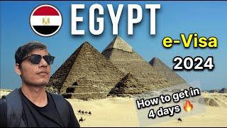 Egypt Visa for Indians 2024  | How to apply | Get in 4 days 