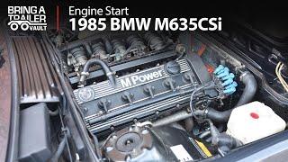 1985 BMW M635CSi Engine Start | Bring a Trailer