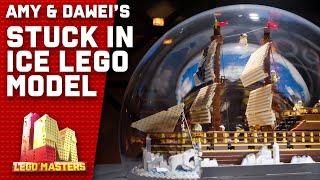 Amy and Dawei reveal their Stuck in the Ice snow globe | LEGO Masters 2021