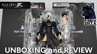 Play Arts Kai 2B (YoRHa No. 2 Type B) Deluxe & Regular Version | NieR: Automata | Unboxing & Review