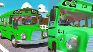 [ 1 MINUTE LOOP ]  Wheels on the Bus Sound Variations Remix  || Several Version | Giggle Rhymes