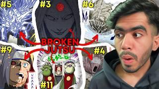 20 MOST BROKEN Naruto Jutsu Used Only Once  | Daddy Vyuk