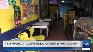 Inconformismo en el sector comercio por cobros de Sayco y Acinpro