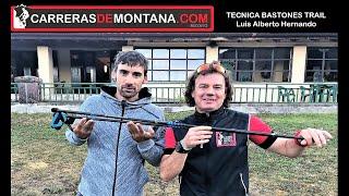 Bastones trail y montaña: Teoría y practica con Luis Alberto Hernando y Mayayo en Pirineo Navarro