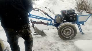 Одноколесный адаптер для мб Нева под плуг ПЦ