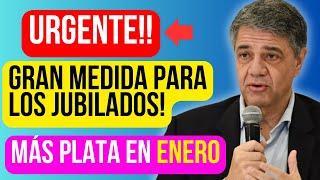 CONFIRMADO GRAN BENEFICIO DE MILEI Y ANSES para los JUBILADOS Y PNC de Anses
