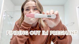 FINDING OUT IM PREGNANT | FIRST TIME MOM