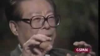 60 Minutes Interviewing Chinese President Jiang Zemin (60分钟江泽民专访) Part 5/6