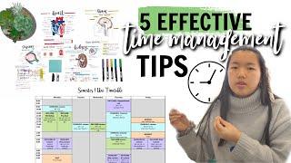 5 EFFECTIVE TIME MANAGEMENT TIPS | studycollab: Alicia