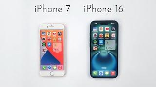 iPhone 16 vs iPhone 7 - SPEED TEST!