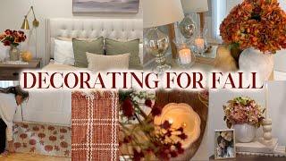 DECORATING FOR FALL | fall decorating ideas 2024 + decorate my room for fall + fall entryway