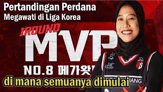 Pertandingan 𝗣𝗘𝗥𝗗𝗔𝗡𝗔 Megawati di Liga Korea, Set Pertama Mega hanya 3 poin berikutnya jadi Terkenal