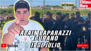 LA PROTESTA DEL 11 DE JULIOAlain Paparazzi Cubano EN VIVO HOYLA VOZ DEL PUEBLO 