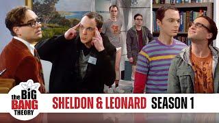 Iconic Sheldon and Leonard Moments (Season 1) | The Big Bang Theory