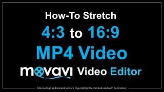 How to Stretch 4x3 Aspect Ratio Video in Movavi Video Editor