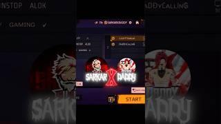 SARKAR×@daddycalling_ff  vs  2vs4 WHO WILL  #freefire #shorts #trending